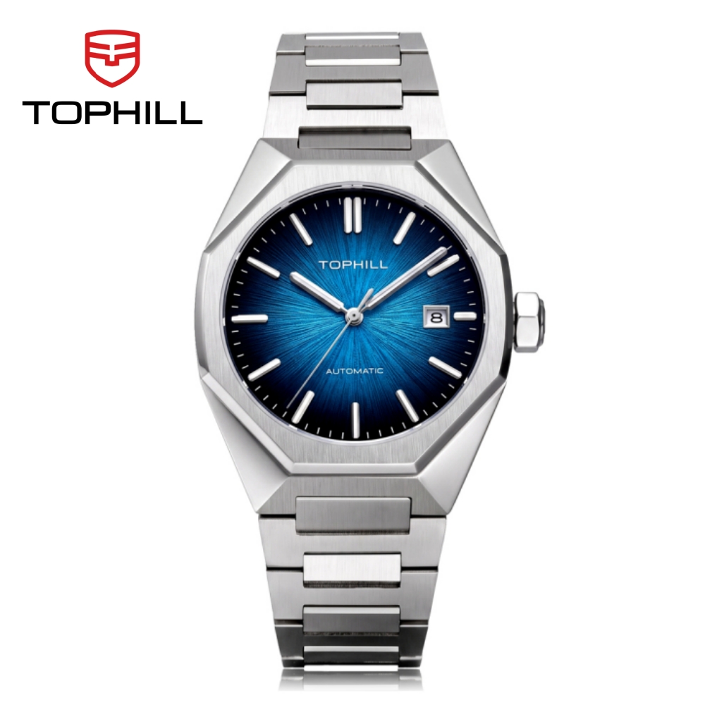 Butterfly Clasp Deployant - TOPHILL 39mm Miyota 8215 Jam Tangan