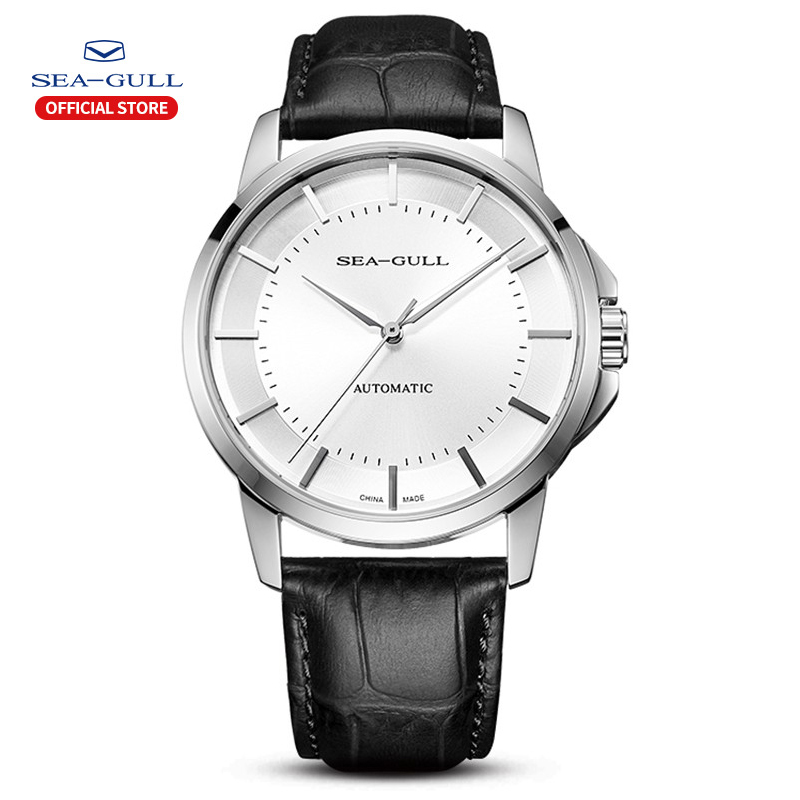 Seiko Watch Presage - Seagull jam tangan mekanis otomatis pria,