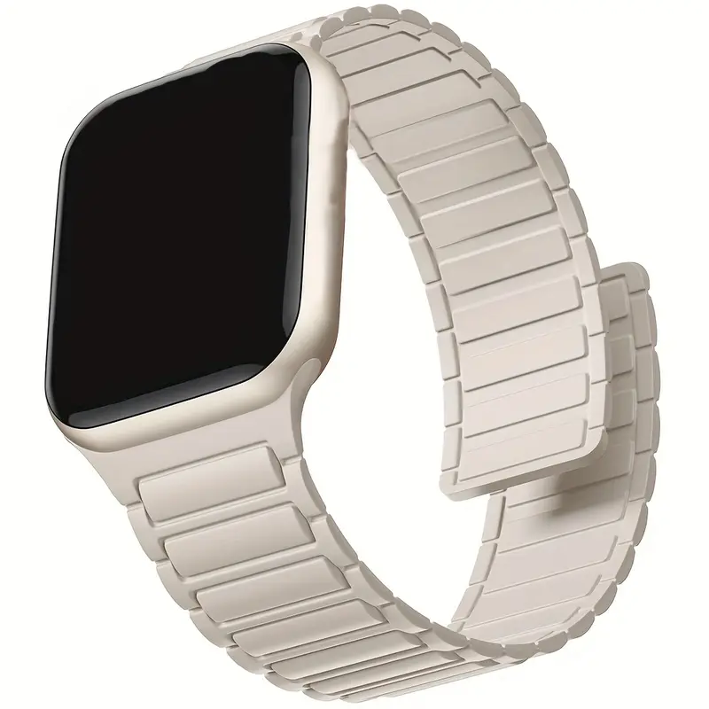 Milanese Loop Magnetic - Tali Silikon Magnetik untuk Apple Watch
