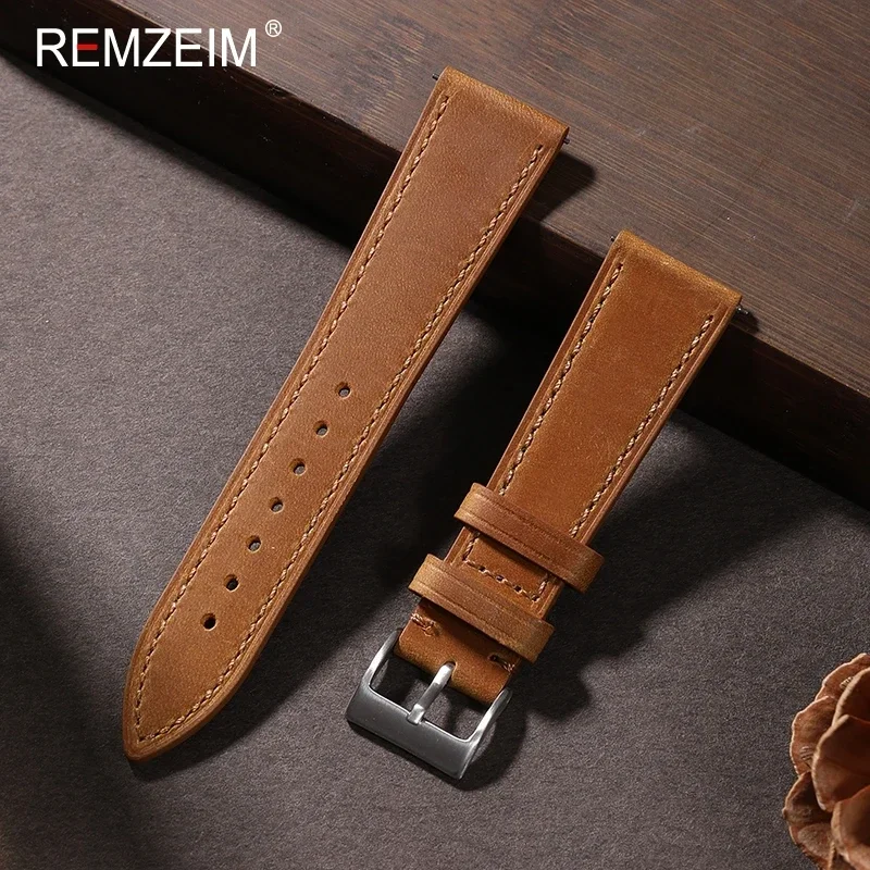 Crazy Horse jam tangan kulit R - Canvas Strap Watch ulasan dan harga